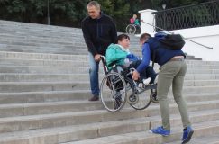 Когда станет «безбарьерным» причал на набережной Сожа в Гомеле