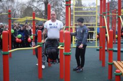 В Гомеле открылась спортивная площадка для занятий воркаутом