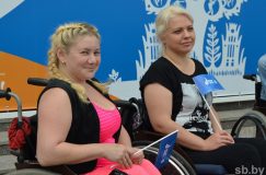 Инвалиды-спинальники активно поддержали участников II Европейских игр в фан-зоне