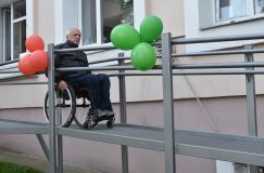 В филиале №2 Гомельской центральной городской поликлиники после реконструкции открыли пандус
